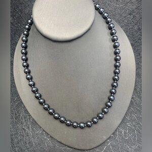 Elegant Black Hematite Necklace